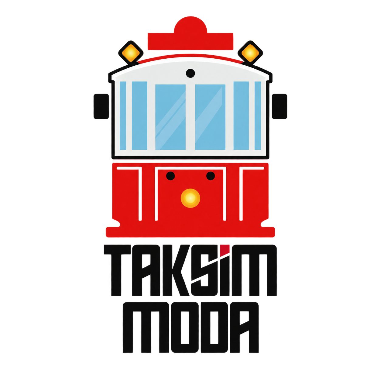 Taksim Moda — tramvaylı logo